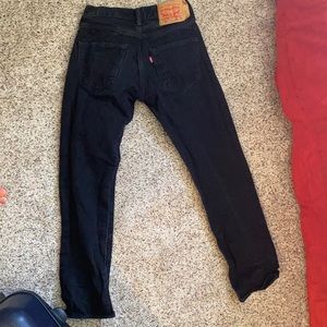 Black high waisted vintage orange tag 501 28*30